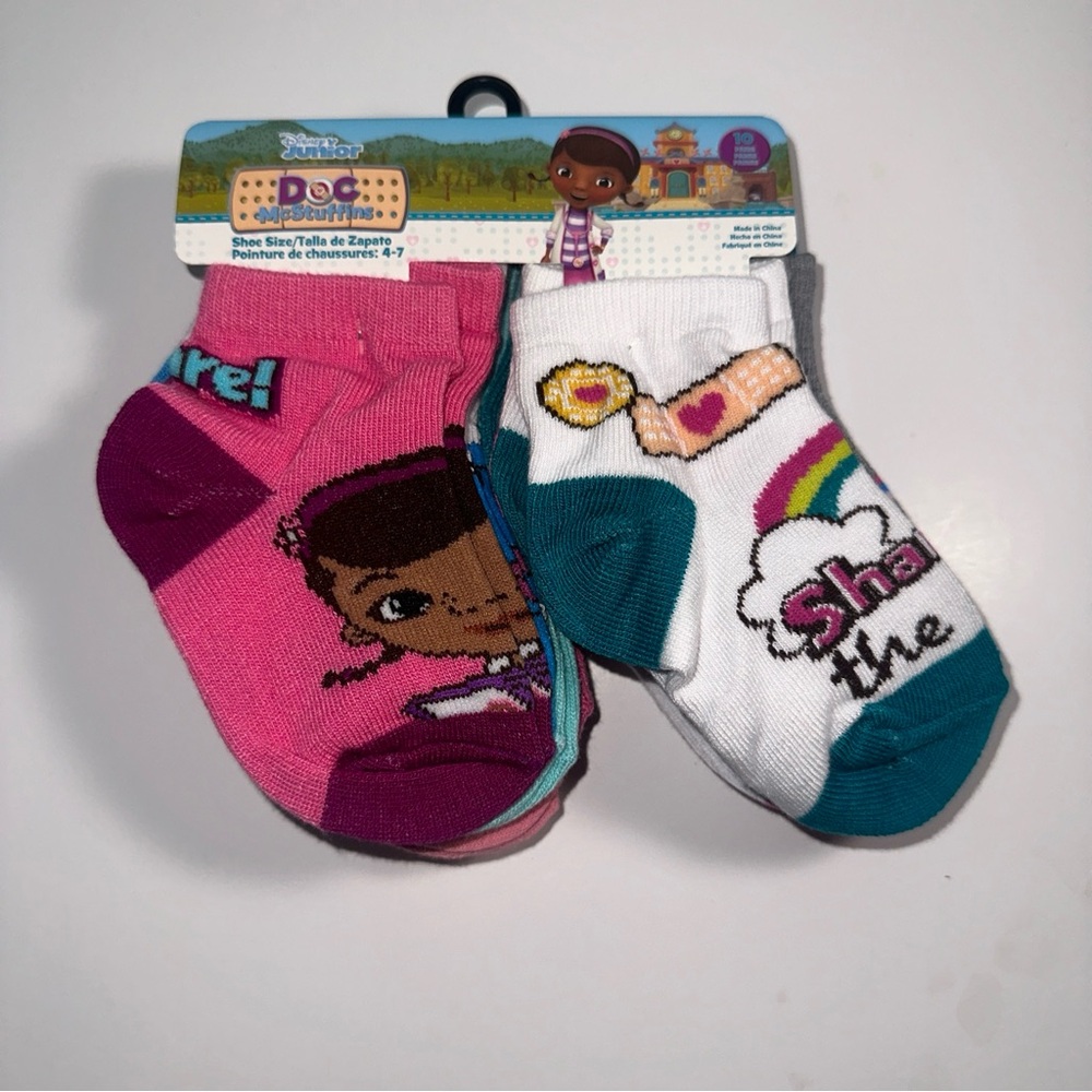 Doc McStuffin socks 10 pack
